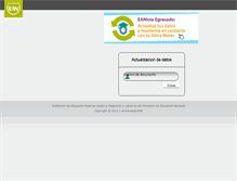 Tablet Screenshot of egresados.ean.edu.co