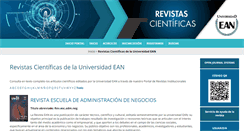 Desktop Screenshot of journal.ean.edu.co